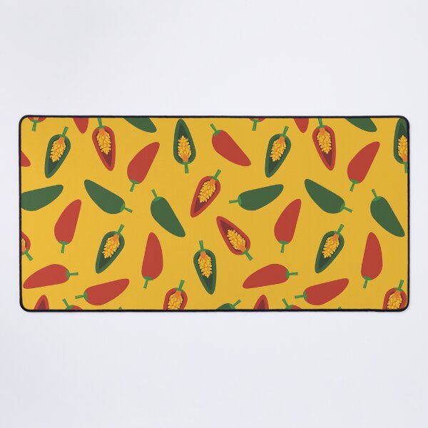 Item preview, Red and Green Chili Pattern designed and sold by Blue-Banana.