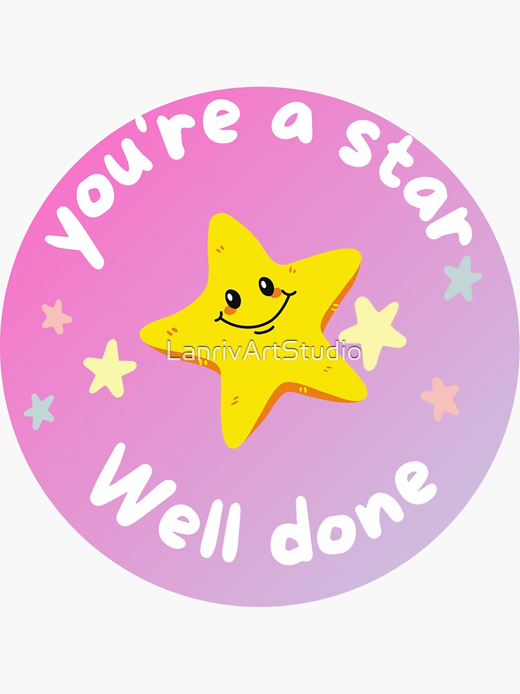 Encouraging Stickers multi pack, 7 Stickers, Reward stickers, Good Job,  Teacher Stickers Sticker for Sale by GACrafting