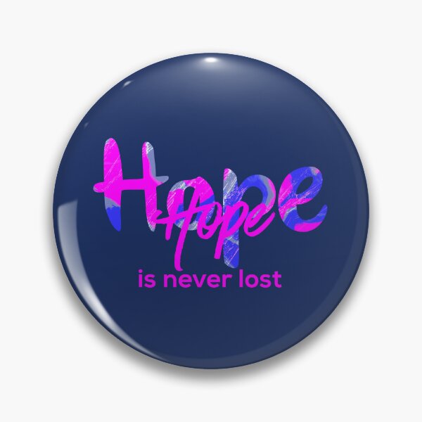 Item preview, Hope is never lost motivational quote in hot pink designed and sold by AMSonArt.