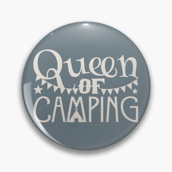 Item preview, Queen Of Camping Fun Camping Design designed and sold by TrulyEpoque.