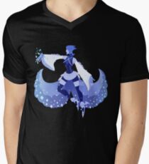 Blue Aqua Men's V-Neck T-Shirt