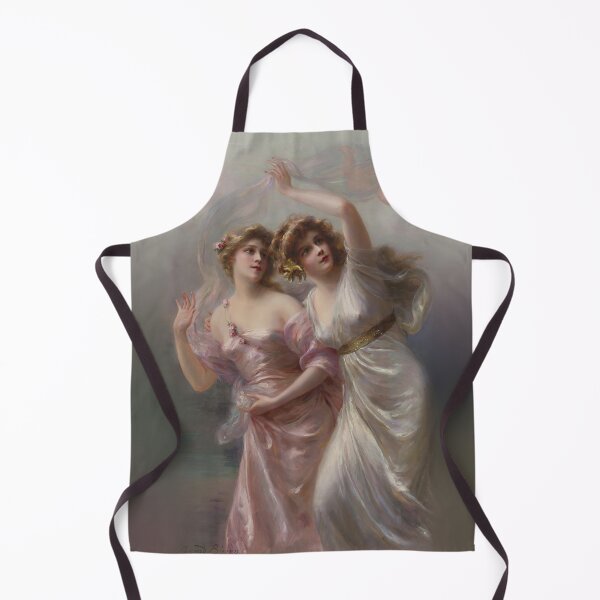 Item preview, Love's Messengers by Edouard Bisson Art Print of Vintage Art,Beautiful Women Mythic Mythological Angel designed and sold by TeeARTHY.