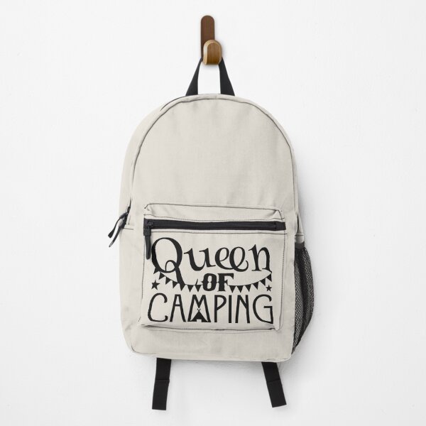 Item preview, Queen Of Camping Fun Camping Black Text Design designed and sold by TrulyEpoque.