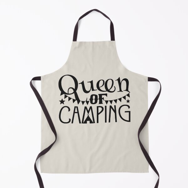 Item preview, Queen Of Camping Fun Camping Black Text Design designed and sold by TrulyEpoque.
