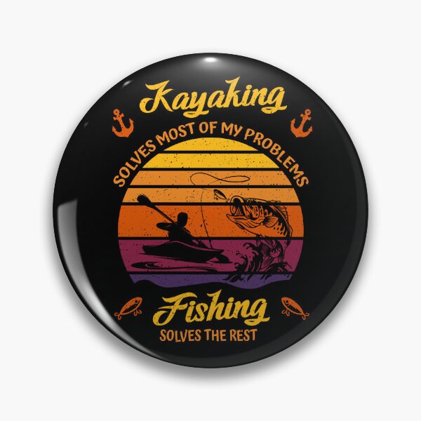 Item preview, Kayaking Solves Most of My Problems - Fishing  designed and sold by Shirt-Designs.