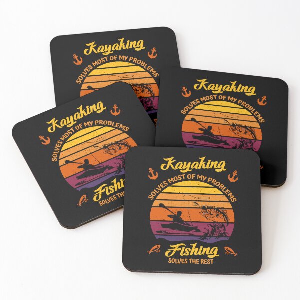 Item preview, Kayaking Solves Most of My Problems - Fishing  designed and sold by Shirt-Designs.