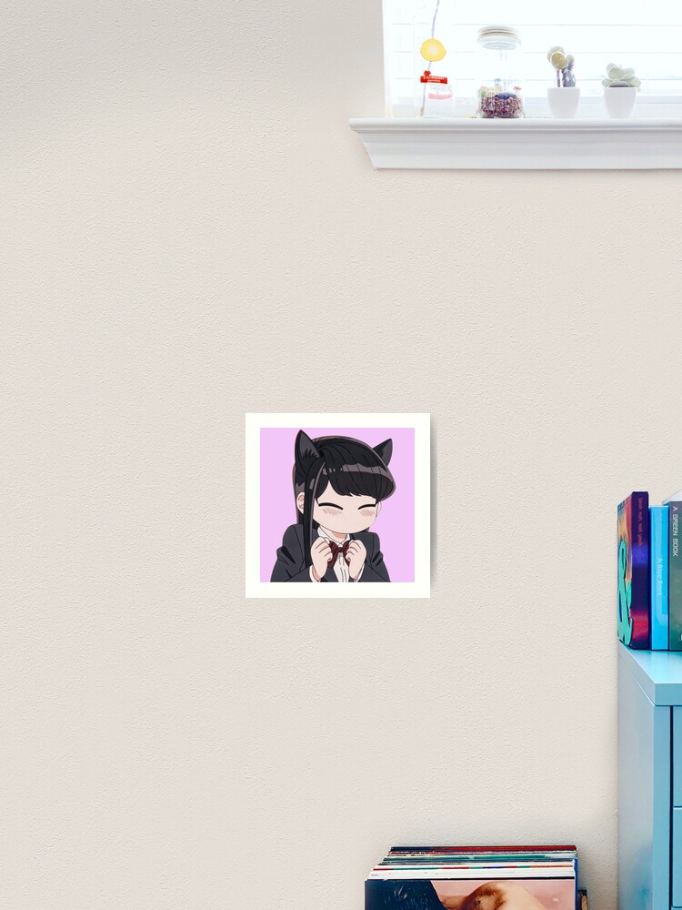 Komi-san Cat Ears Poster for Sale by darkerart