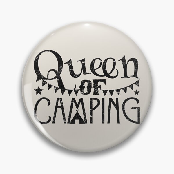 Item preview, Queen Of Camping Fun Camping Black Text Design designed and sold by TrulyEpoque.