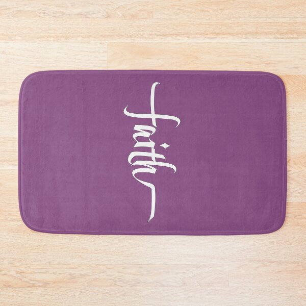 Item preview, White Cross of Faith, Calligraphy - dahlia designed and sold by AbideApparel.
