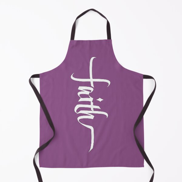 Item preview, White Cross of Faith, Calligraphy - dahlia designed and sold by AbideApparel.