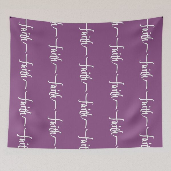 Item preview, White Cross of Faith, Calligraphy - dahlia designed and sold by AbideApparel.