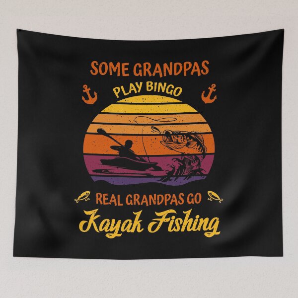 Item preview, Kayak Fishing - Some Grandpas play Bingo designed and sold by Shirt-Designs.
