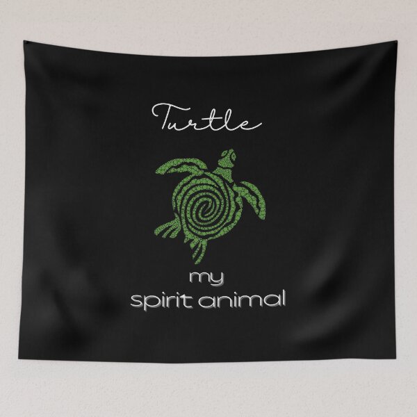 Item preview, Turtle totem spirit animal Floor Pillow designed and sold by MagicWolfStar.
