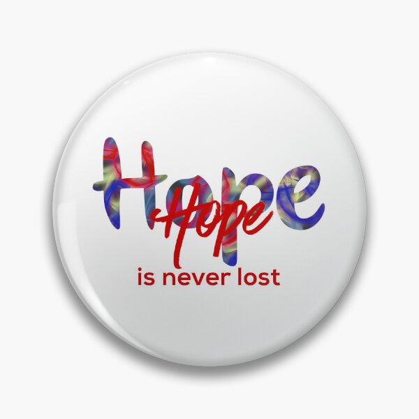 Item preview, Hope is never lost motivational quote neon butterlies designed and sold by AMSonArt.