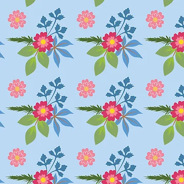 Artwork thumbnail, Flower Pattern by RED FIR