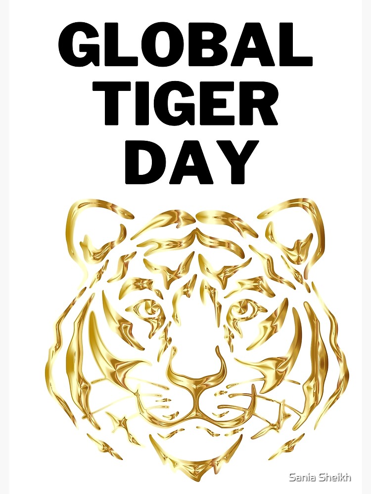 International Tiger Day Stock Vector (Royalty Free) 1144489151 |  Shutterstock