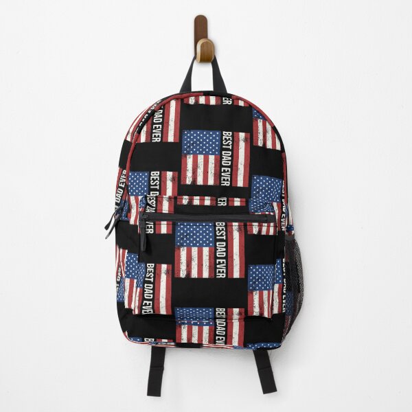 Item preview, Best Dad Ever Funny Fathers Day US American Flag Vintage designed and sold by pedrored369.