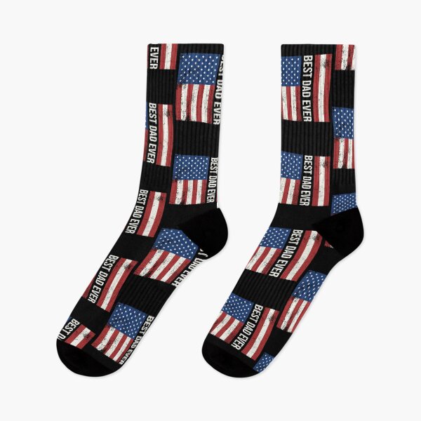 Item preview, Best Dad Ever Funny Fathers Day US American Flag Vintage designed and sold by pedrored369.