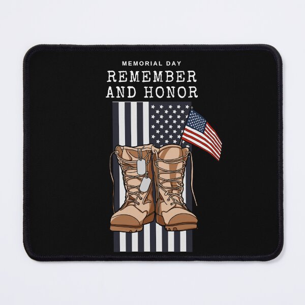 Item preview, remember and honor, memorial day, veteran decoration day designed and sold by StairheadStore.