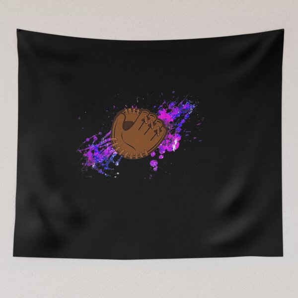 Item preview, COOL COLORFUL PAIN SPLATTER BASEBALL GLOVES SPORTS ART designed and sold by sobriowslen.