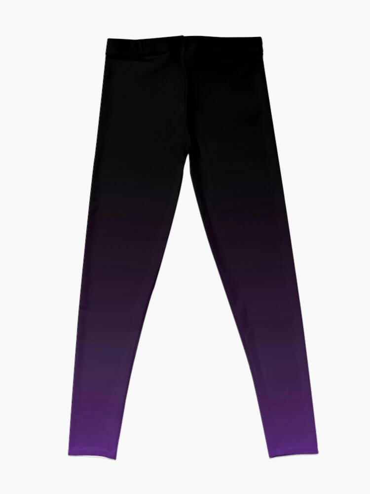 Alternate view of Gradient black to purple Leggings