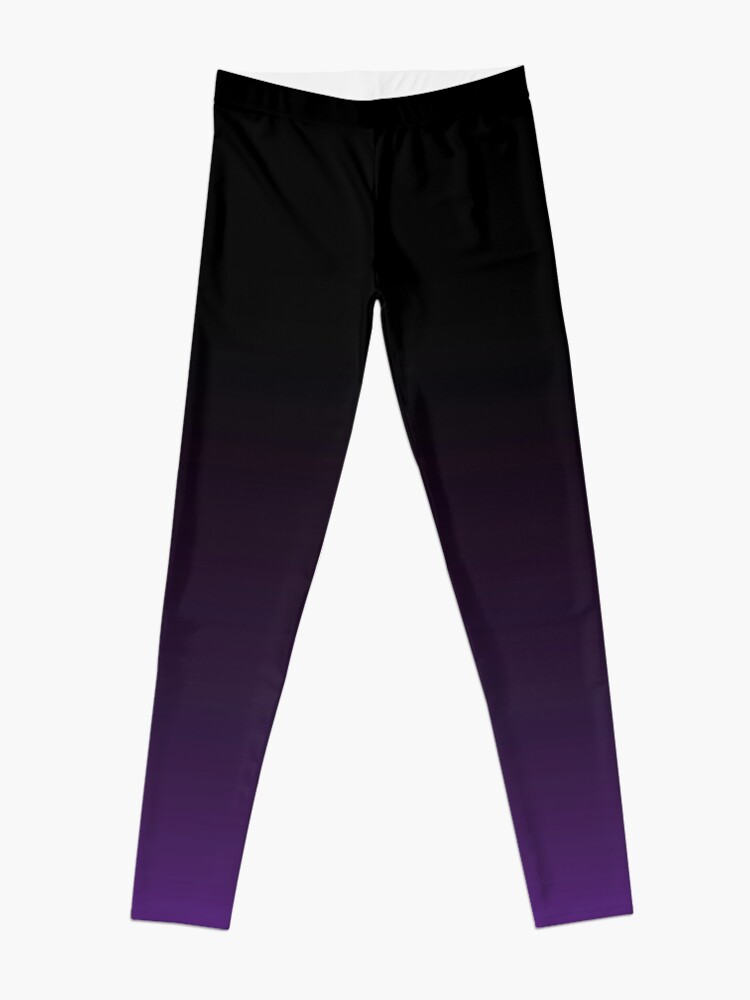 Alternate view of Gradient black to purple Leggings