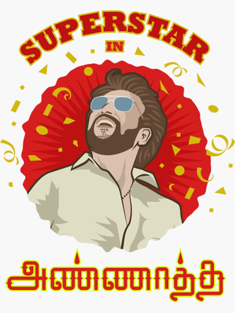 quot Annatha Annatha superstar rajinikanth tamil movie quot Sticker for Sale quot Annatha Annatha superstar rajinikanth tamil movie quot Sticker for Sale