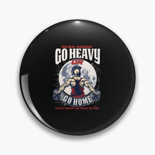Item preview, Workout motivational - Go heavy or go home  designed and sold by RoseMacias.