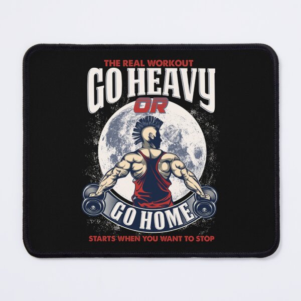Item preview, Workout motivational - Go heavy or go home  designed and sold by RoseMacias.