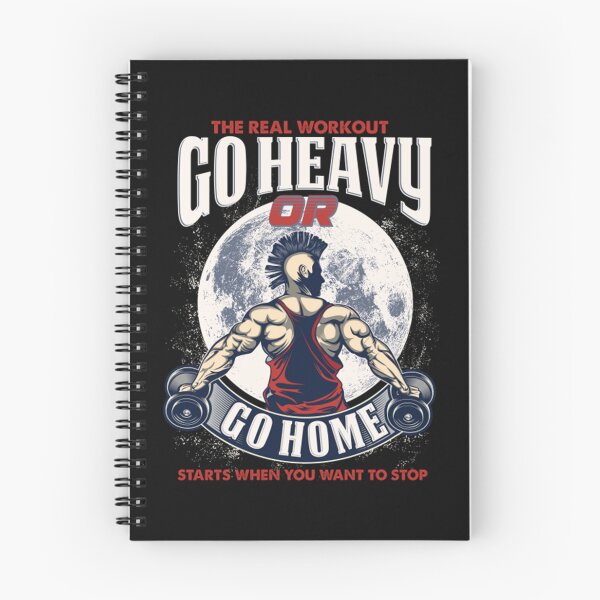 Item preview, Workout motivational - Go heavy or go home  designed and sold by RoseMacias.
