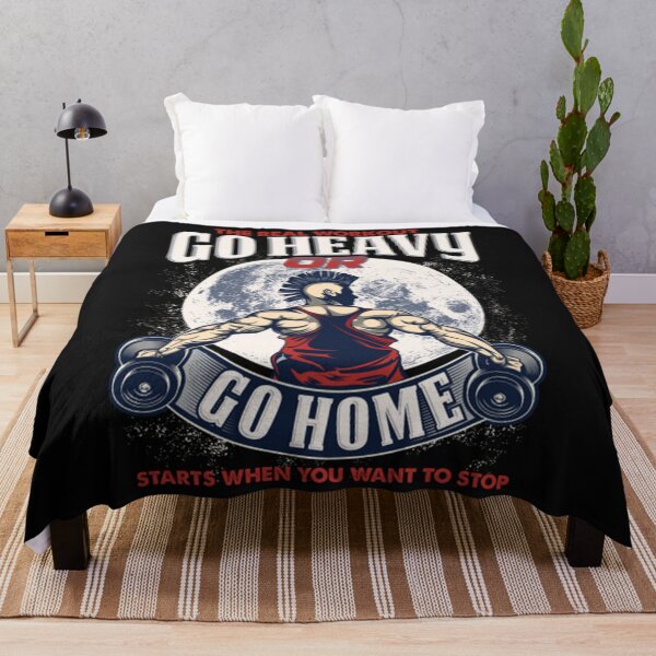 Item preview, Workout motivational - Go heavy or go home  designed and sold by RoseMacias.
