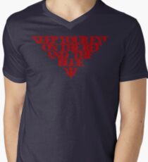 Melbourne Demons - The Red & the Blue Men's V-Neck T-Shirt