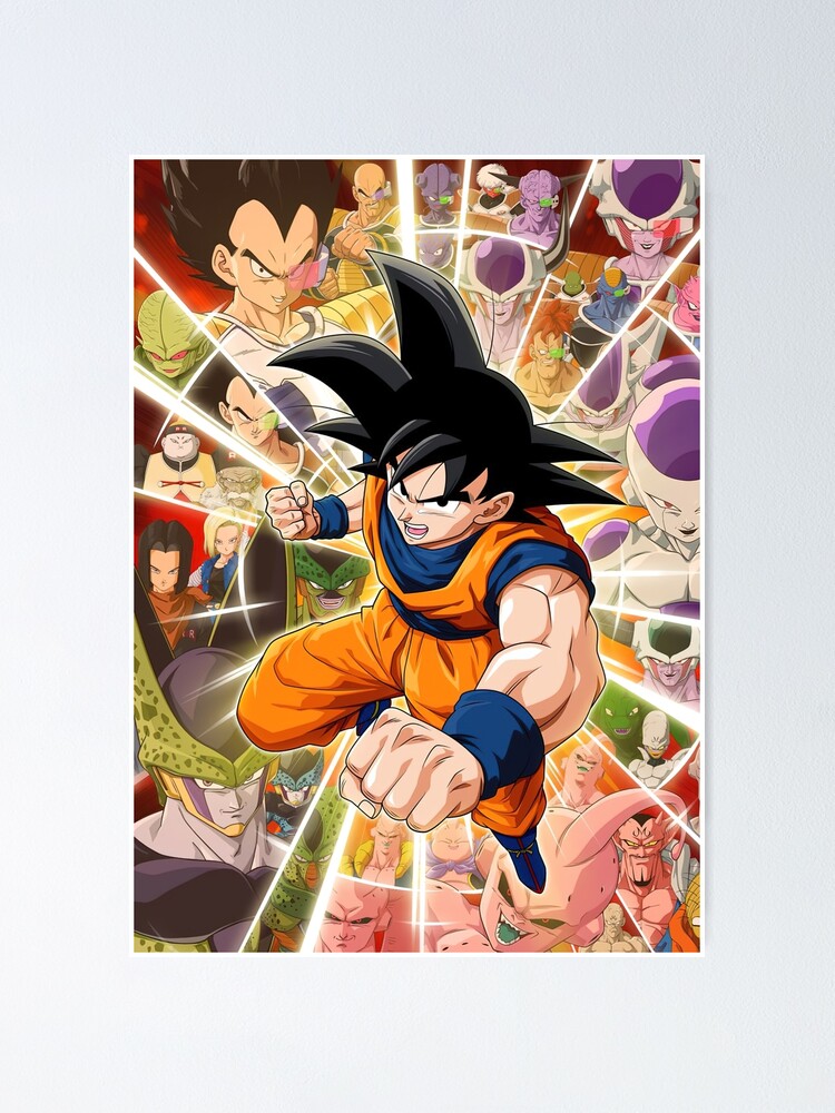 Mousepad Dragon Ball Goku HQ Saiyajin com apoio anime