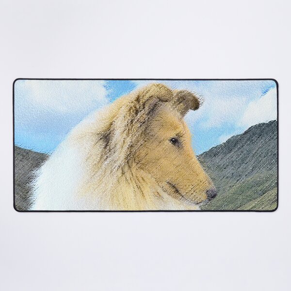 Item preview, Collie in Mountains (Rough) designed and sold by alpendesigns.