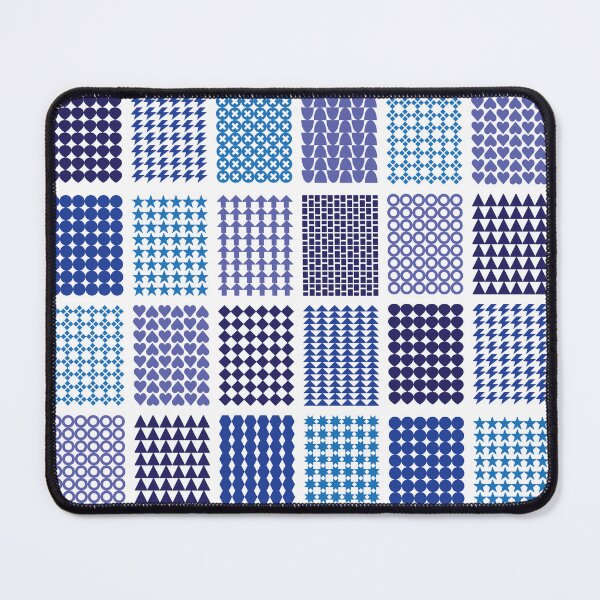 Item preview, Graphic Block Pattern Blue Purple designed and sold by STUDIO-72.