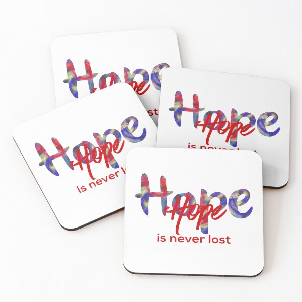 Item preview, Hope is never lost motivational quote neon butterlies designed and sold by AMSonArt.