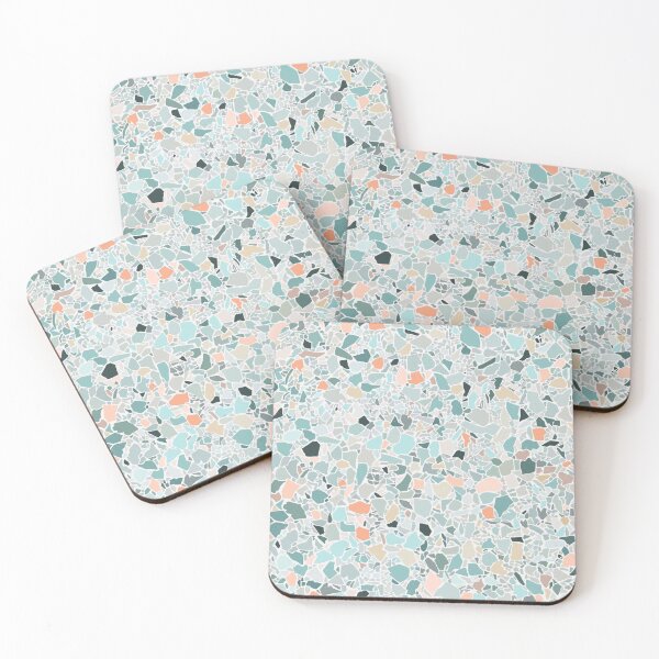 Item preview, Turquoise Terrazzo designed and sold by Rachel Quinlan.