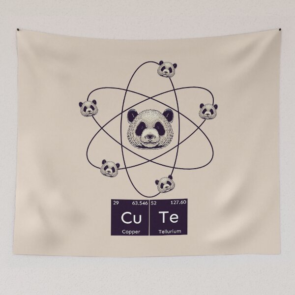 Item preview, cute chemist panda  designed and sold by uranus1store.