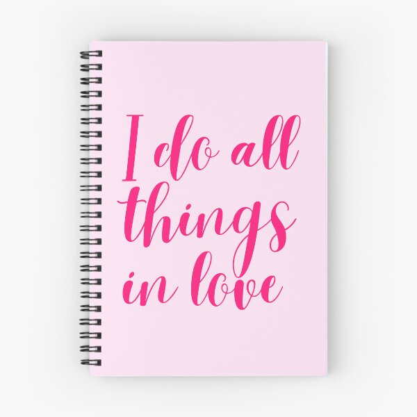 Item preview, I do all things in love - positive affirmation designed and sold by PausePapote.