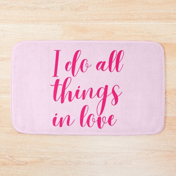 Item preview, I do all things in love - positive affirmation designed and sold by PausePapote.