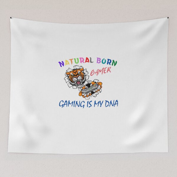 Item preview,  NATURAL BORN GAMER GAMING IS MY DNA designed and sold by yassminishop.