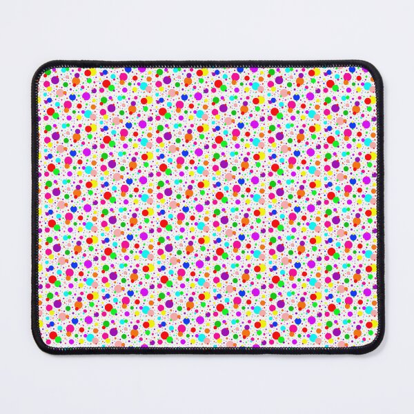 Item preview, Multi Size Rainbow Polka Dots on a White Background, Small Sized Repeating Pattern designed and sold by Nicolette Olivier.