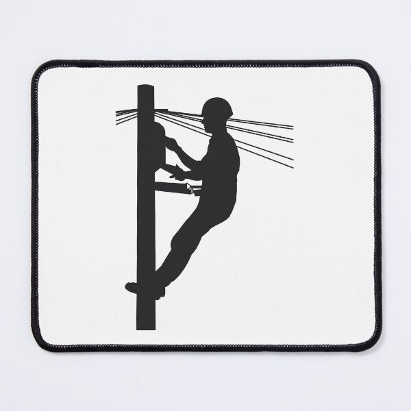 Item preview, Lineman on pole designed and sold by PepaAnaRB.