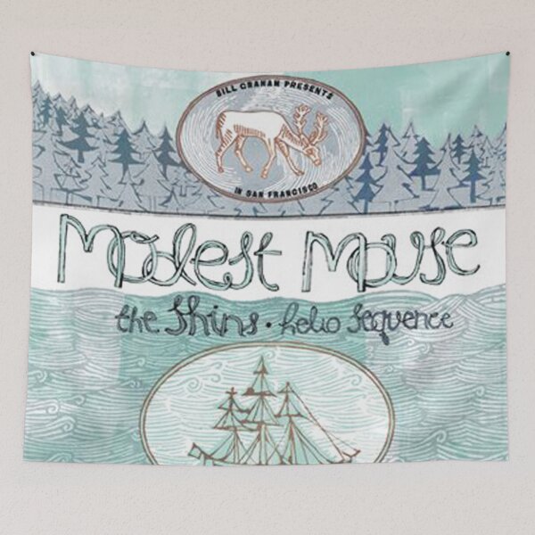 Item preview, Modest Mouse Illustration Poster Art designed and sold by alysialeyland.