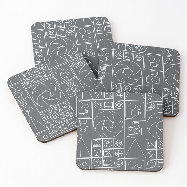 Item preview, Photography Icons Graphic Pattern (Grey) designed and sold by STUDIO-72.