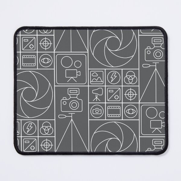 Item preview, Photography Icons Graphic Pattern (Grey) designed and sold by STUDIO-72.