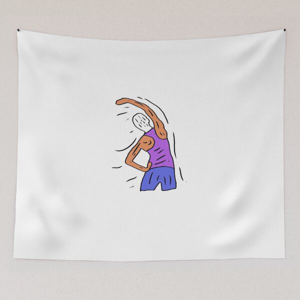 Item preview, a person stretching designed and sold by crazyhome.