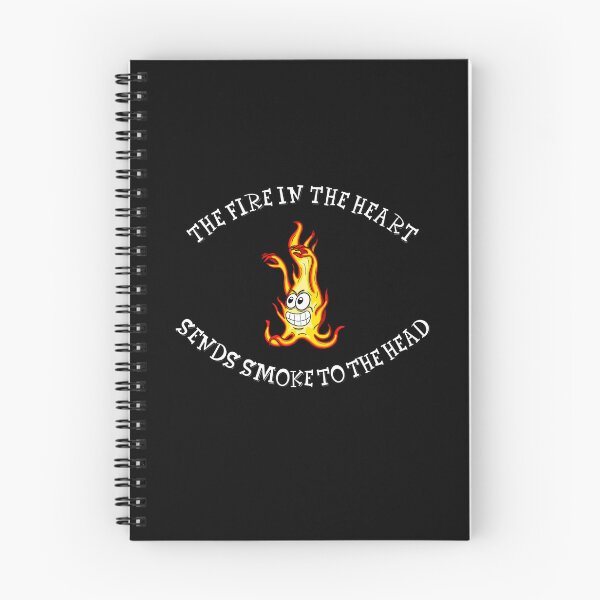 Item preview, The fire in the heart sends smoke to the head. Cartoon design of a fire character designed and sold by manu-moon.
