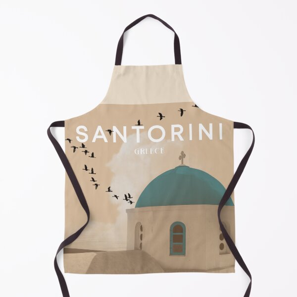 Item preview, Blue Domed Church Oia Santorini Island Greece Art Print designed and sold by boholoc0.