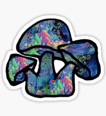 Mushrooms on mushrooms Sticker